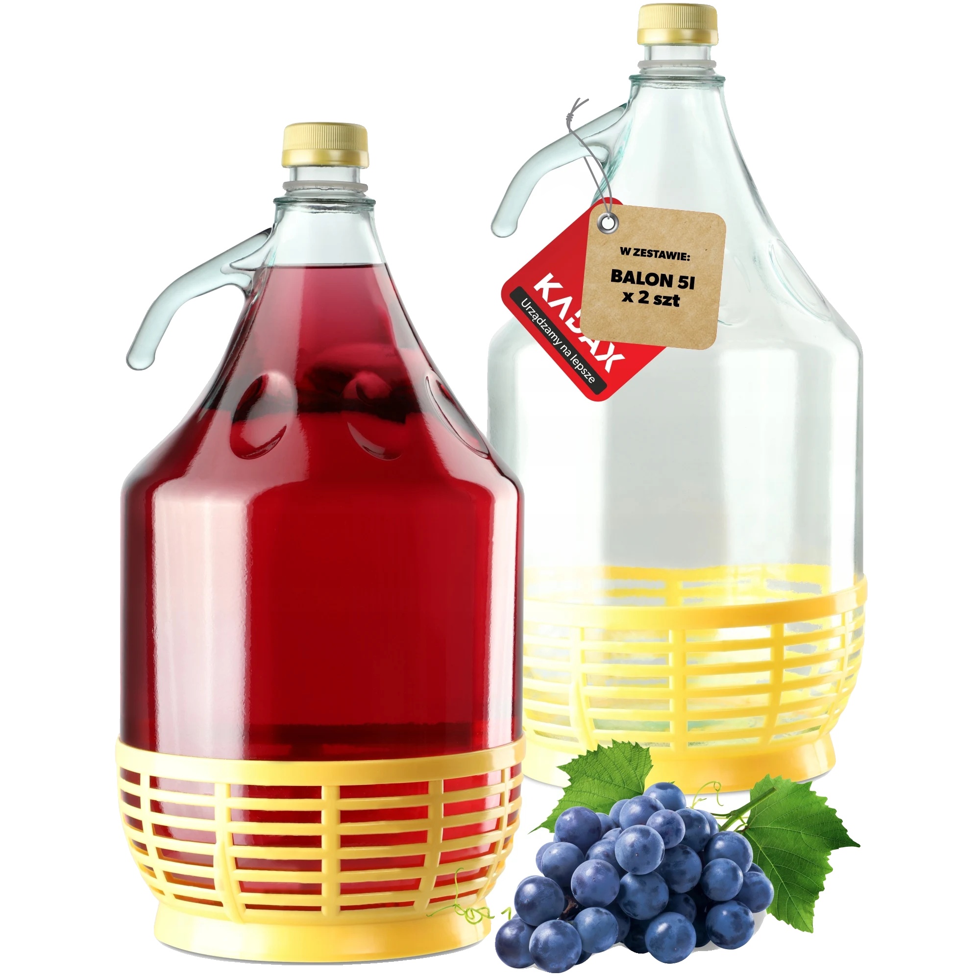 Weinballon, 5l Kapazität, Massives Glas, Hervorragender Insektenschutz, Professionelles Design, Geeignet Für Hausgemachte Spirituosen