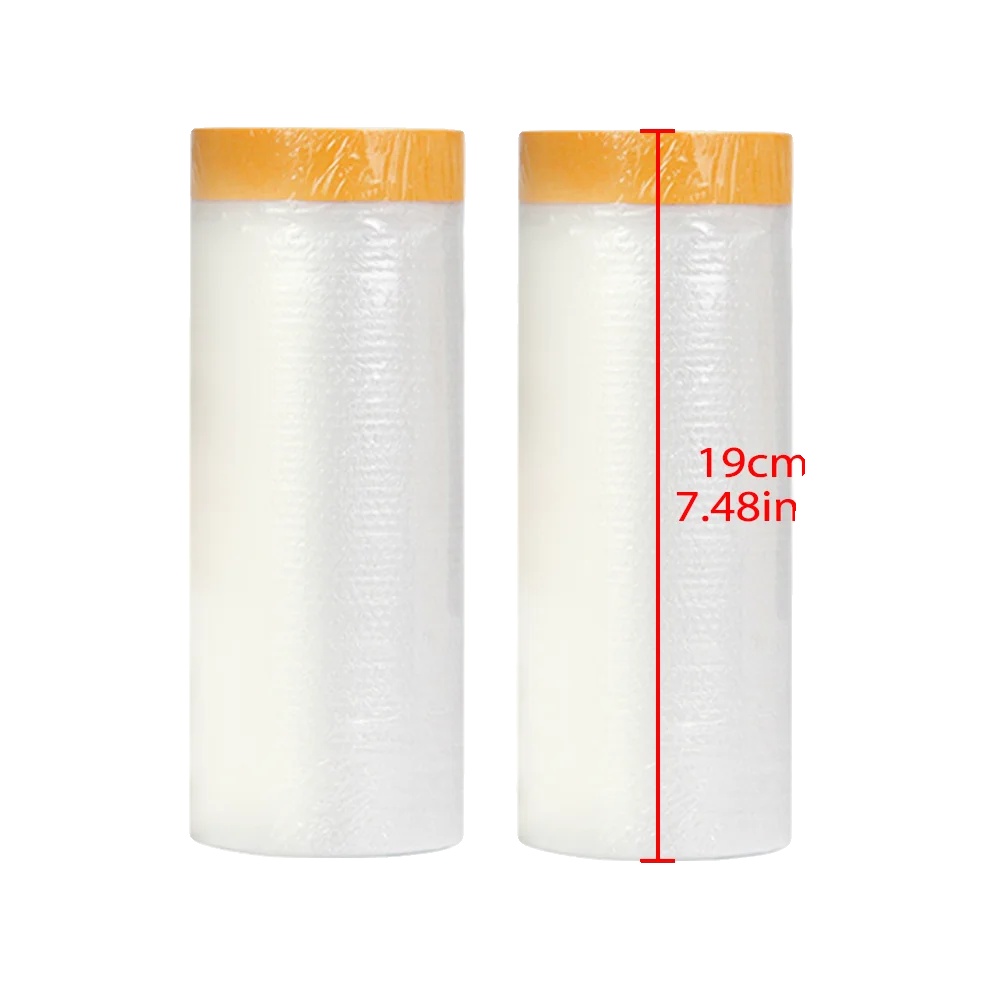 Maskierungsfolie, Wasserdichter Schutz, Einfache Anwendung, 200cmx10mx2pc