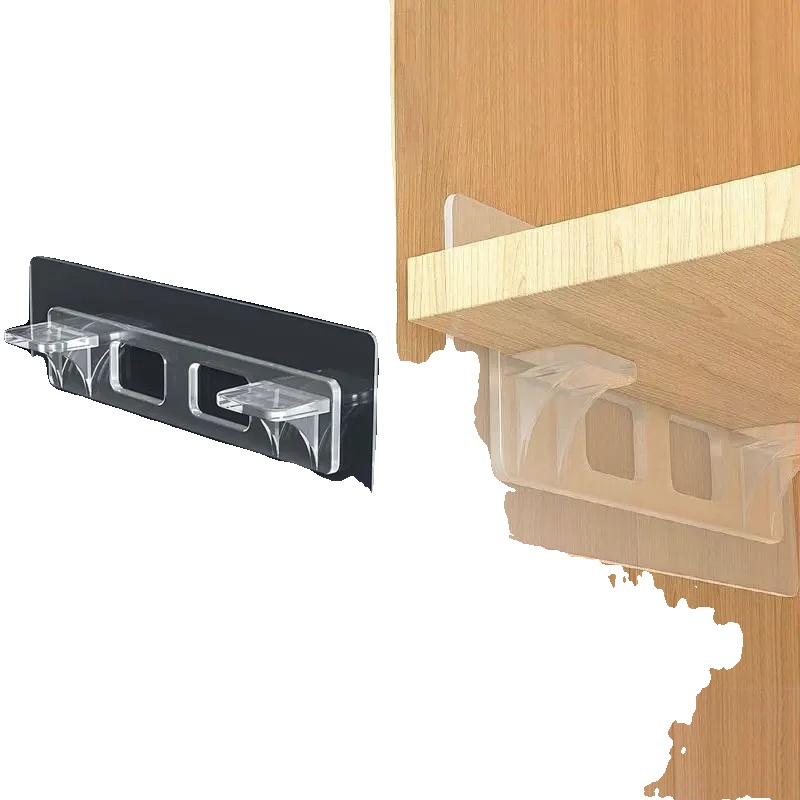 Selbstklebende Regalstützen, 10 Stück, Einfache Installation, Doppelte Unterstützung, 10stück