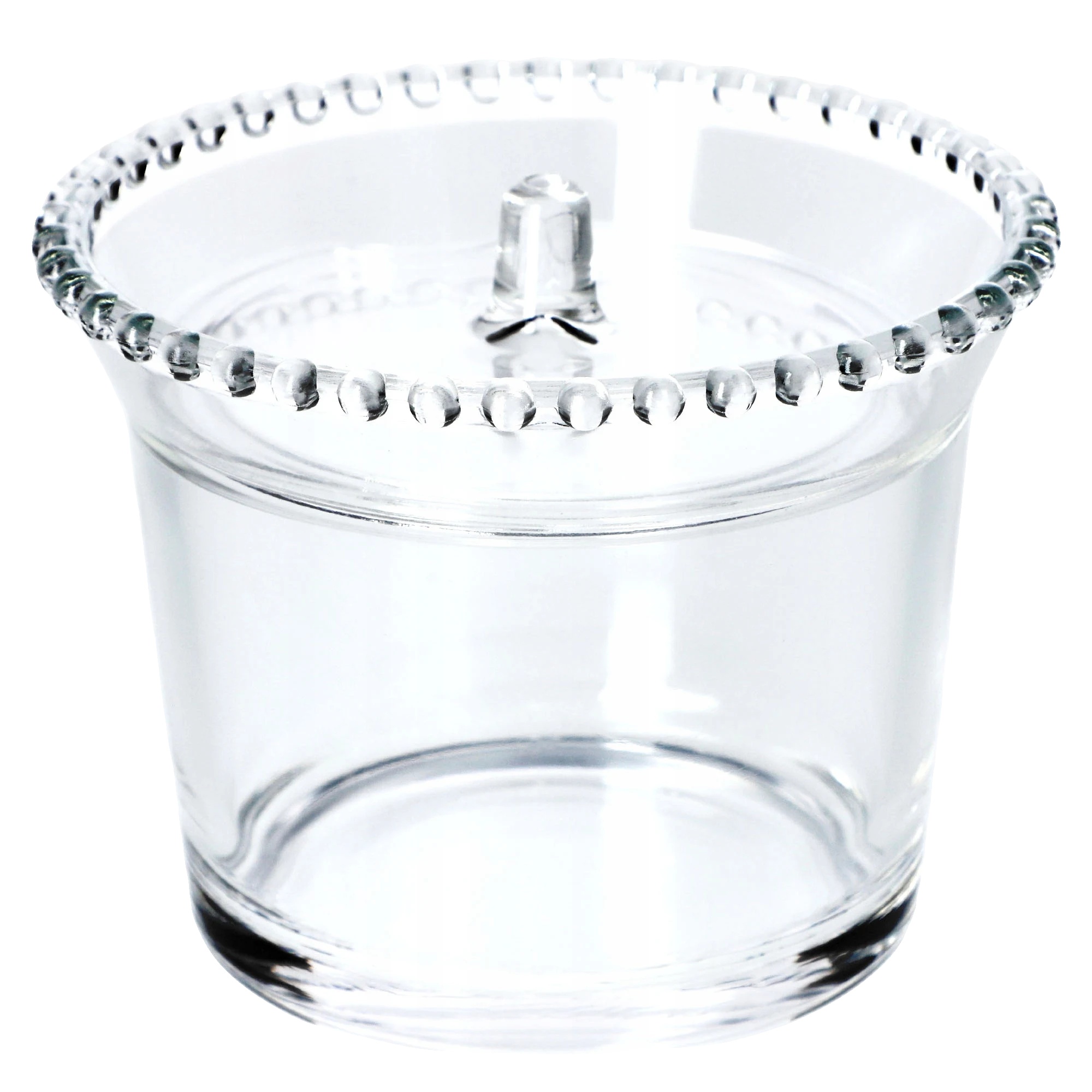 Zuckerbehälter, Glasmaterial, Höhe 11,4 Cm, Durchmesser 7,6 Cm, Luftdichter Deckel, Ce / Eu-zertifiziert