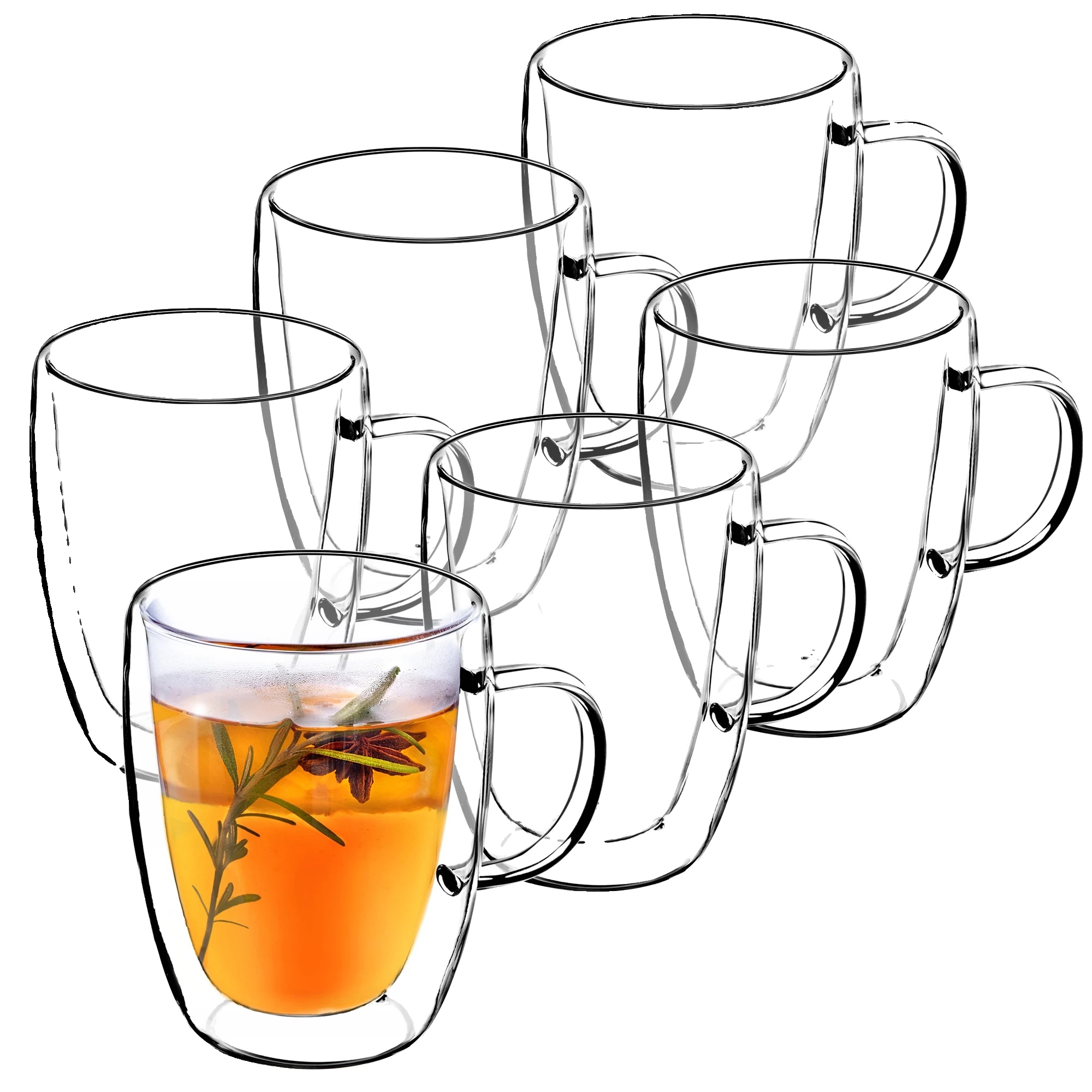 Tassen, Doppelwandige Isolierung, Elegantes Design, 201-300ml