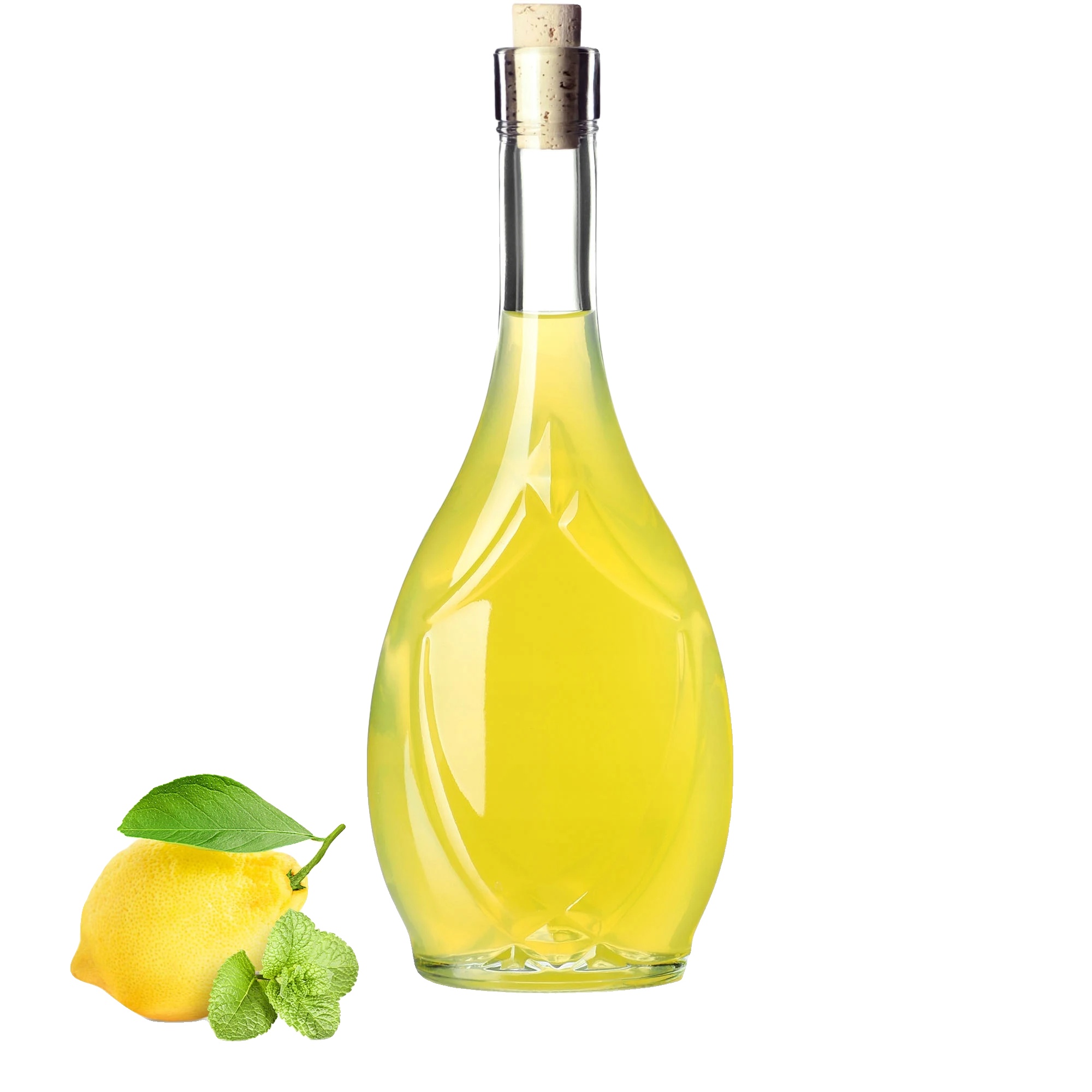 Glasflasche, 500ml Fassungsvermögen, 24cm Höhe, Umweltfreundlicher Korkverschluss, Ideal Für Wein Und Öl, Klassisches Design