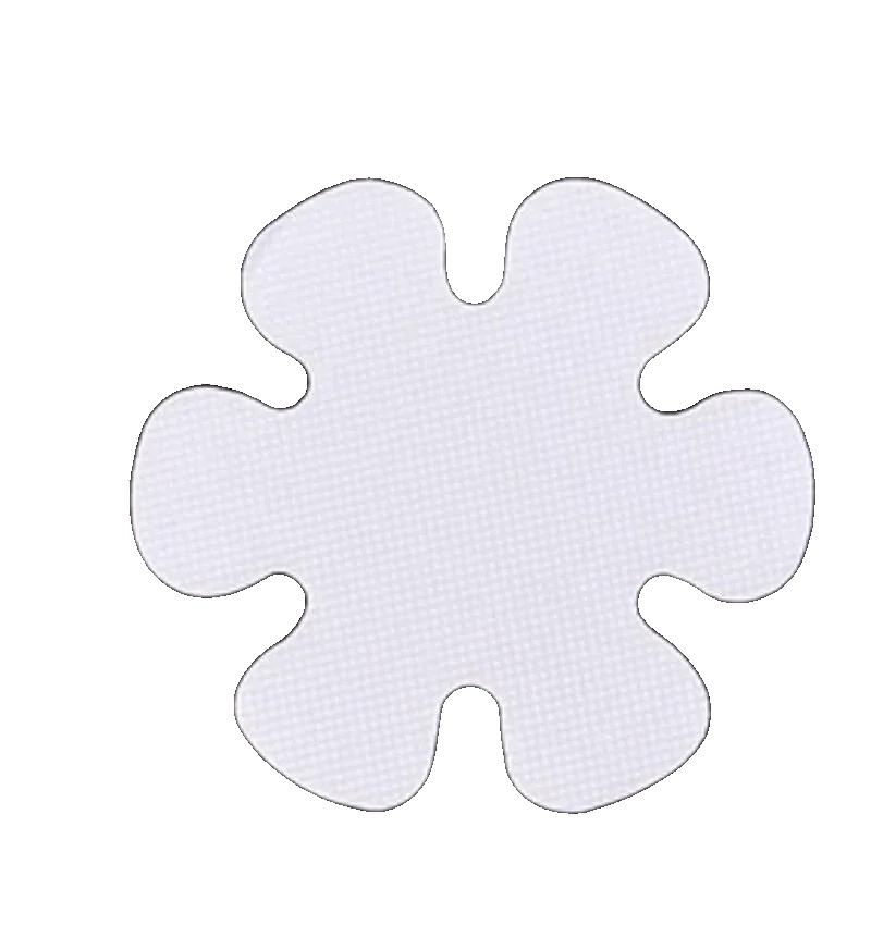 Rutschfeste Streifen, Transparentes Design, Einfache Installation, Blume-10cm-12stck