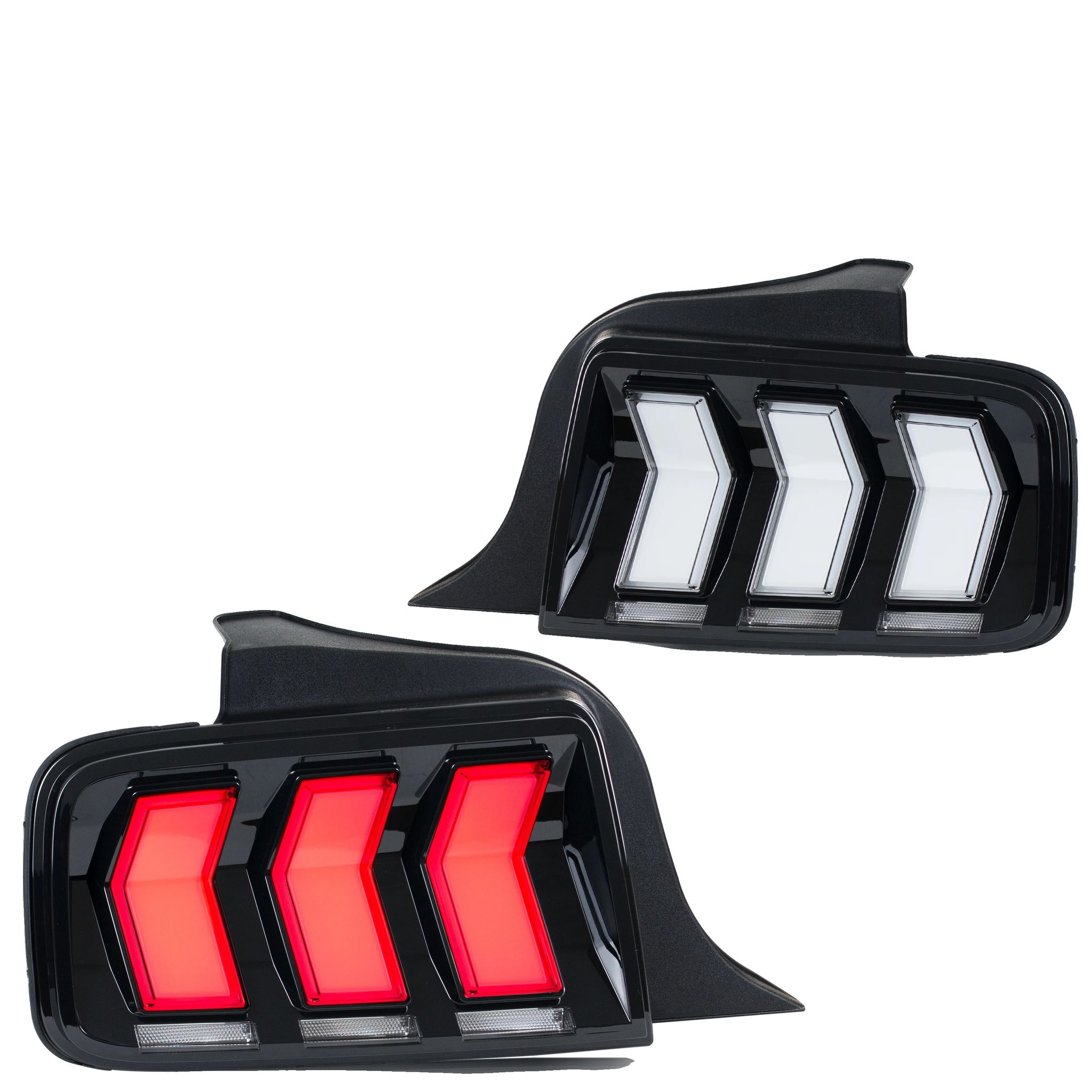 Rücklichtanbau, 12v, 35w, 3400 Lm, Für Ford Mustang S-197 (2005-2009), Sequenzieller Blinker