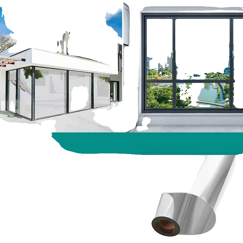 Fensterfolie, Uv-schutz, Einseitige Privatsphäre, Zuanshiyin, 40cmx1m-e