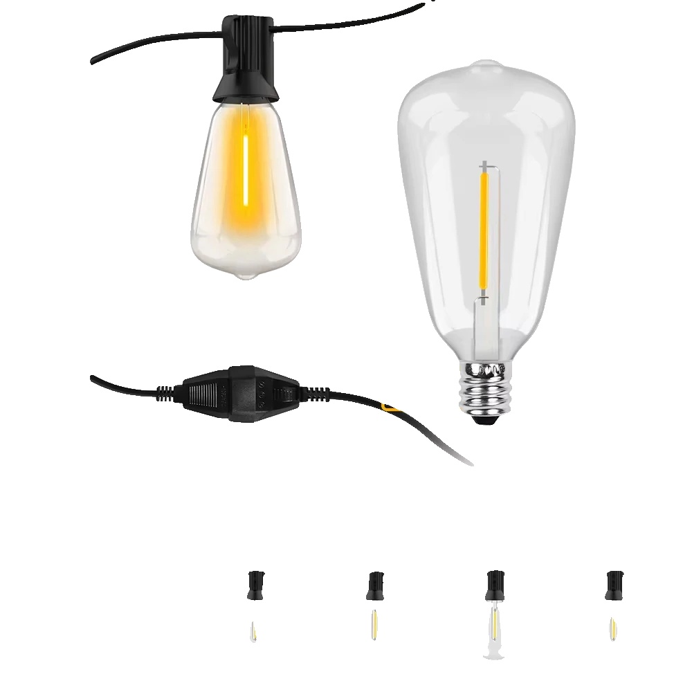 Außen-lichterketten, Wasserdichtes Design, Einfache Installation, 30m 50led, Eu-stecker