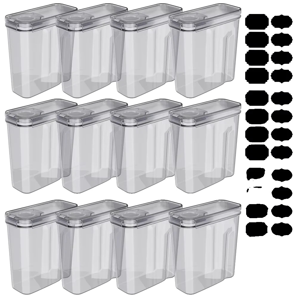 Lebensmittelaufbewahrungsbehälter, Luftdichtes Design, Vielseitige Verwendung, 12pcs