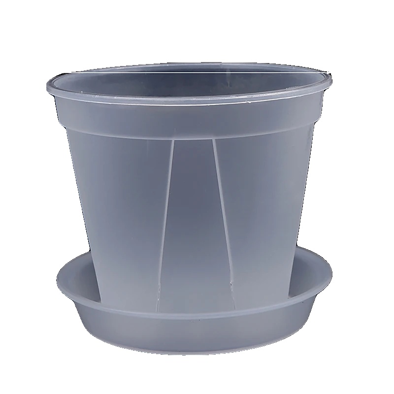 Klarer Blumentopf, Langlebiges Material, Stilvolles Design, F