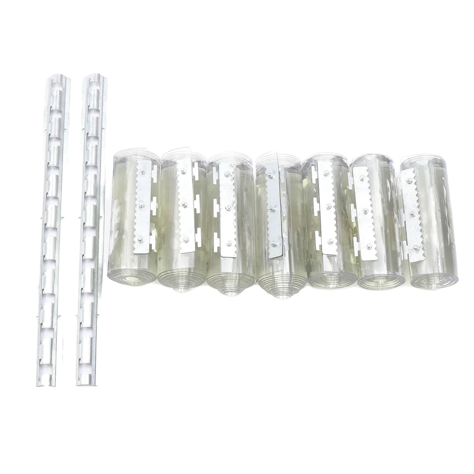 Pvc-streifenvorhang, Einfache Installation, Lärm- Und Staubkontrolle, Transparent
