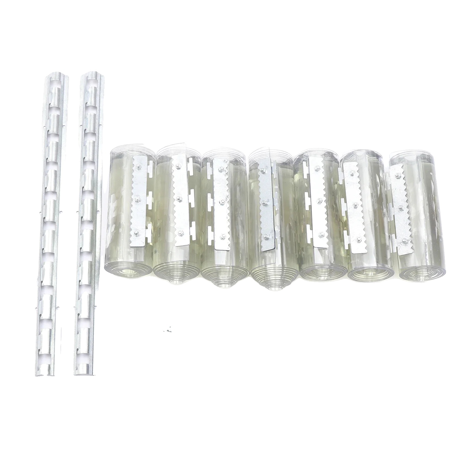 Vorhang Aus Streifen, Transparentes Design, Einfach Zu Installieren, Transparent