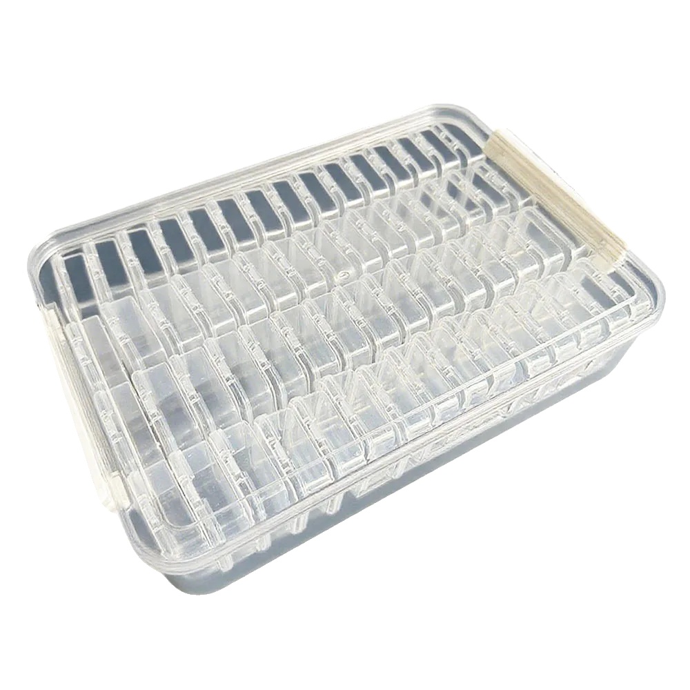 Aufbewahrungsbox, 60 Fächer Design, Vielseitige Bastelnutzung, 60 Gitter