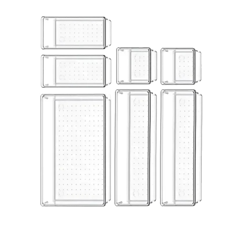 Schubladenorganizer-set, Vielseitige Größen, Umweltfreundliches Material, 7pcs