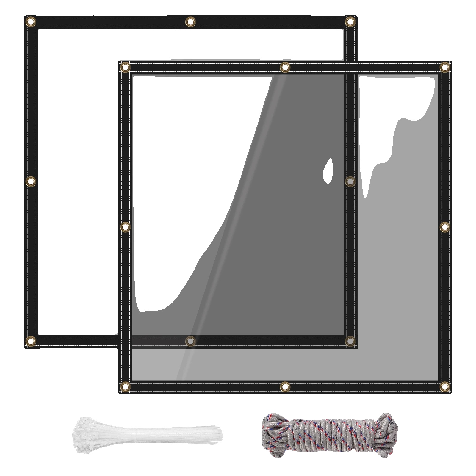 Plane, Schwerlast, Wasserdicht, Translucent 2pcs-a, L2 X W1m