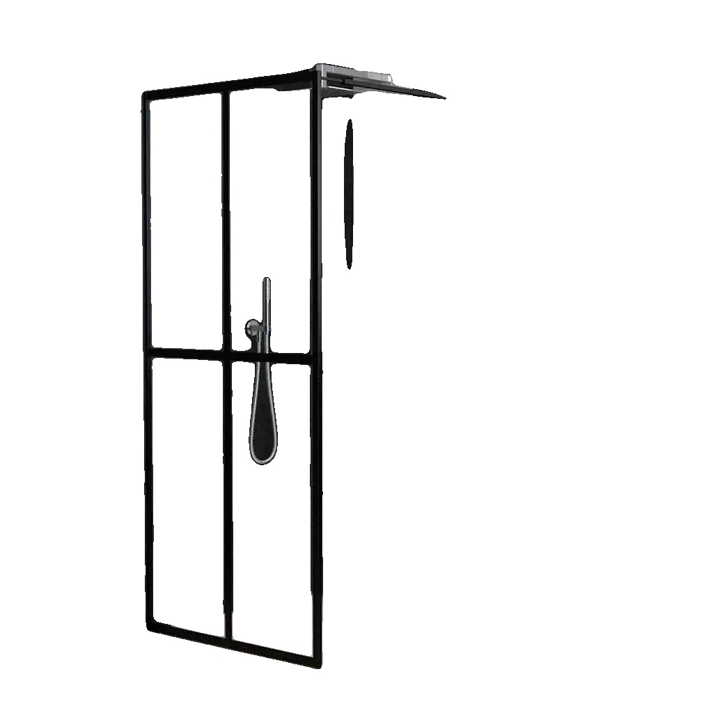 Duschabtrennung, Sicherheitsglas-design, Vielseitige Kompatibilität, Transparent