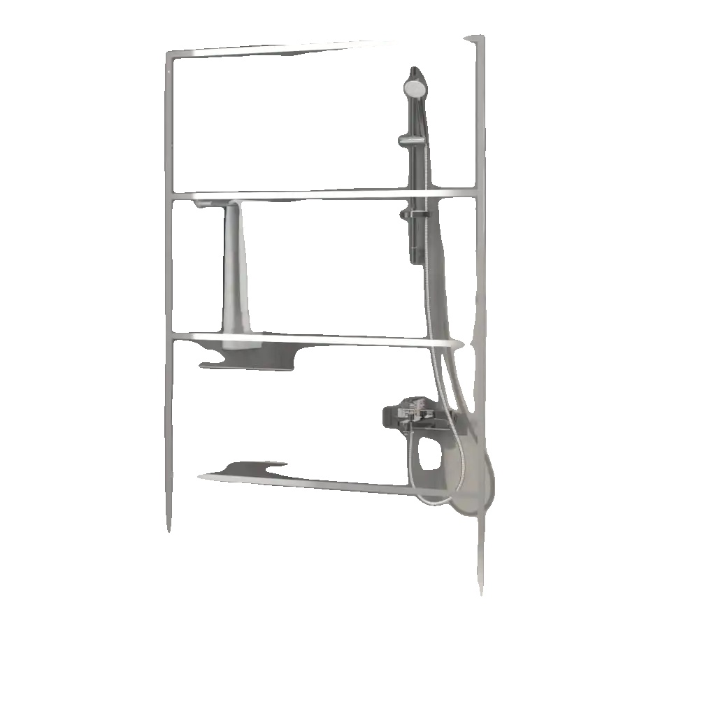 Duschwandpaneel, Sicherheitsglas, Stilvolles Design, Armeegrün