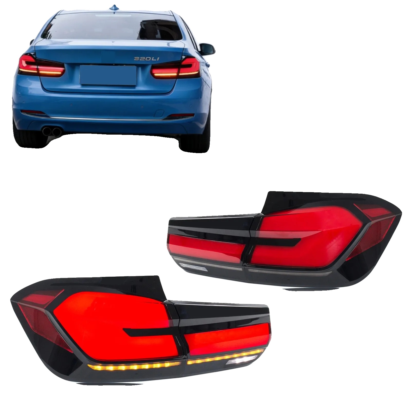 Led-rücklichter, 12 V, 35w, 3400lm, Kompatibilität Für Luxuslimousine 3er-serie F30 F80 M3 Limousine (2011-2018), Plug And Play