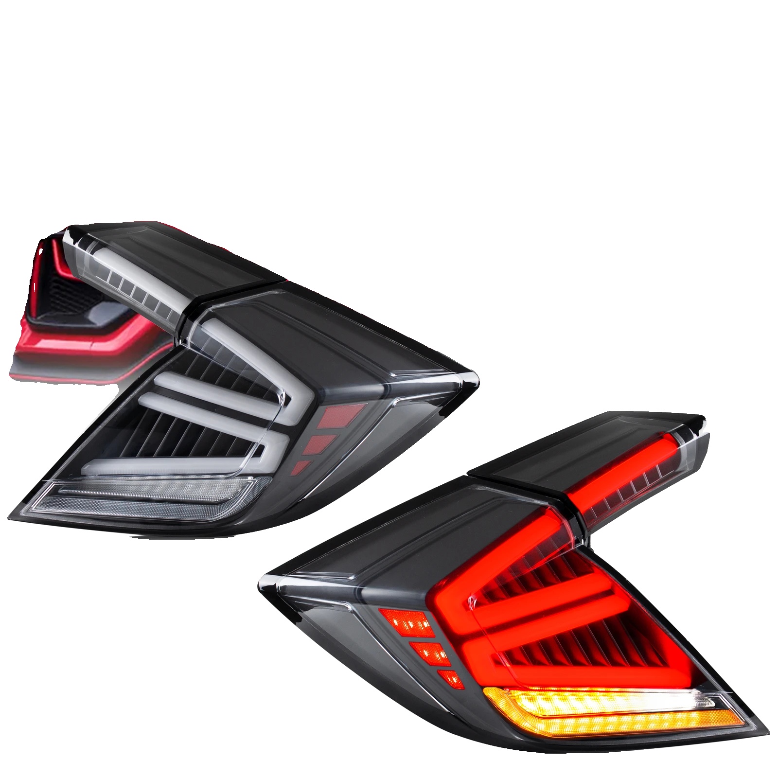 Led-rücklichter, 35w Leistung, 12 V Spannung, 3400lm Lumen, Für 2016-2021 Hatchback-modelle, Plug-and-play-installation