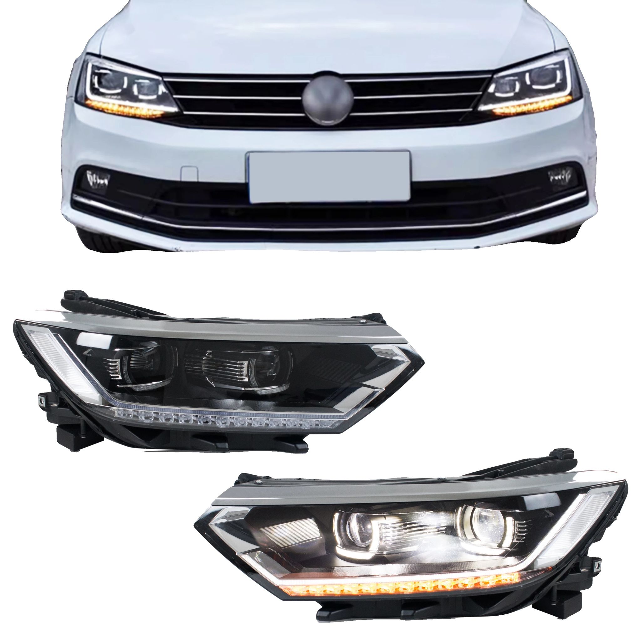 Scheinwerfereinheit, Led, Sequenzielle Blinker, Wasserdicht, Für Passat B8 3g 2014-2018, 12 V