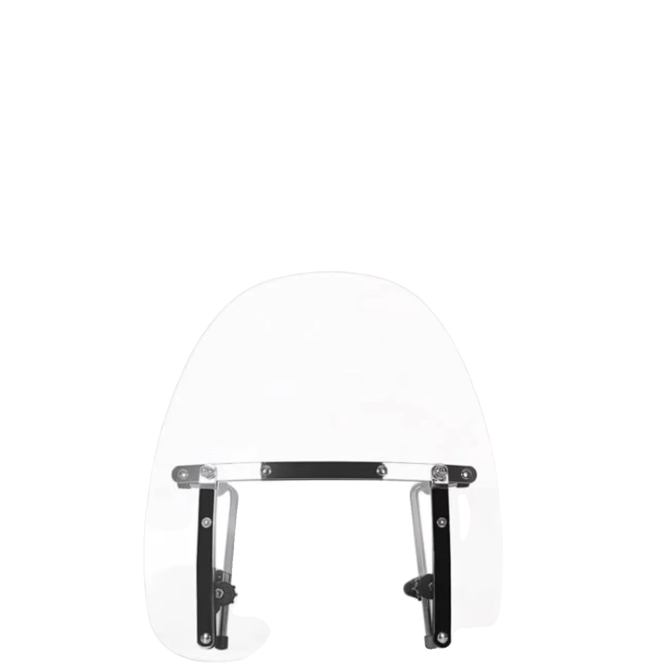 Motorrad-windschutzscheibe, Einfache Installation, Universelle Passform, 17 Zoll Transparent