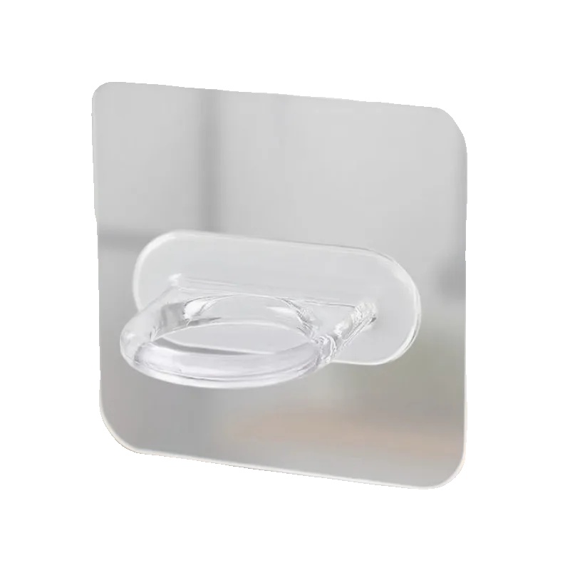 Wandmontierte Haken, Selbstklebend, Vielseitige Verwendung, Transparent, 20 Stück