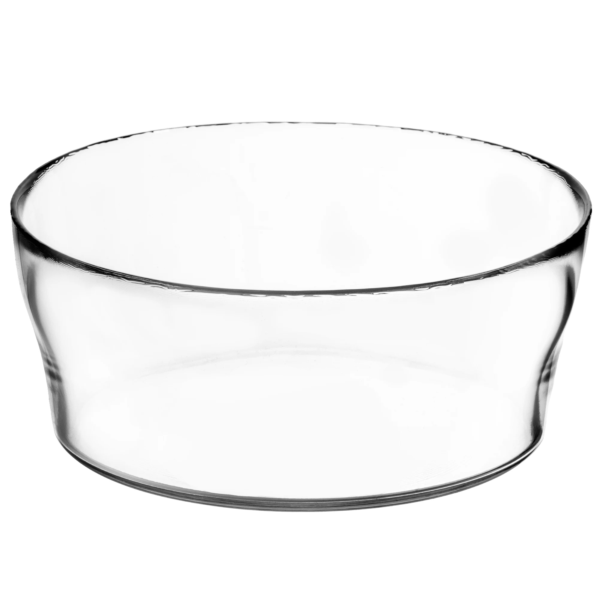 Salatschüssel, Glasmaterial, 19 Cm Durchmesser, Geeignet Für Verschiedene Gerichte, Minimalistisches Design, Robuste Konstruktion