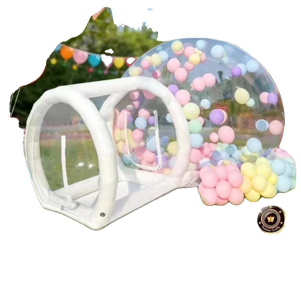 Aufblasbares Bubble-haus, Strapazierfähiges Pvc, Einfache Montage, 2.5mdia-8.2ft