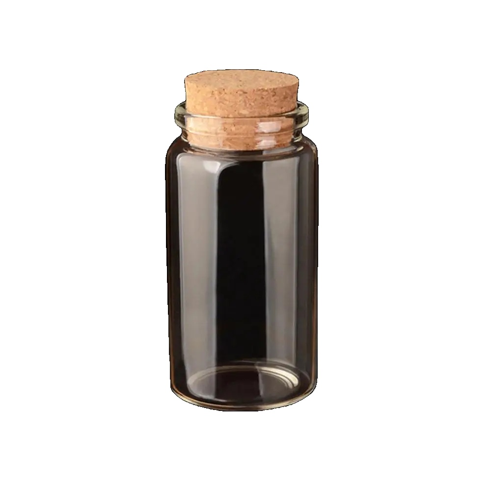 Glasflaschen Mit Korken, Verschiedene Größen, Ideal Für Bastelarbeiten Und Geschenke, 100ml