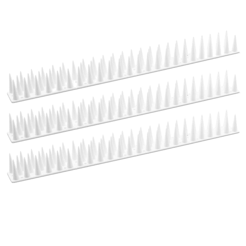 Vogelschutzspitzen, Biegsames Design, Ungiftiges Material, Transparent- 3 Stück