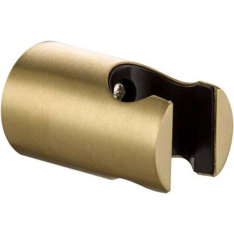 Duschkopfhalterung, 56 X 31 Mm, Abnehmbare Duschkopfhalterung, Verstellbare Duschkopfhalterung, Handbrausehalterung Mit Schraube (gold)