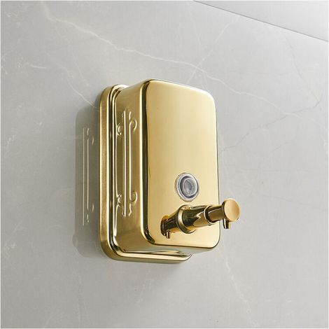 Golden Baroom Wandseifenspender, Flüssigseifenspender Für Hand Und Küche – 500 Ml, Von Debuns