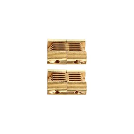 Set Mit 2 Verdeckten Kupferscharnieren – Zylindrische Ausführung – 180° Öffnungswinkel Für Türen Und Möbel