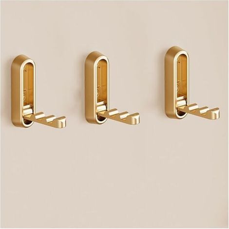 Set Mit 3 Dekorativen Wandhaken, Teleskophaken, Faltbaren, Unsichtbaren Haken