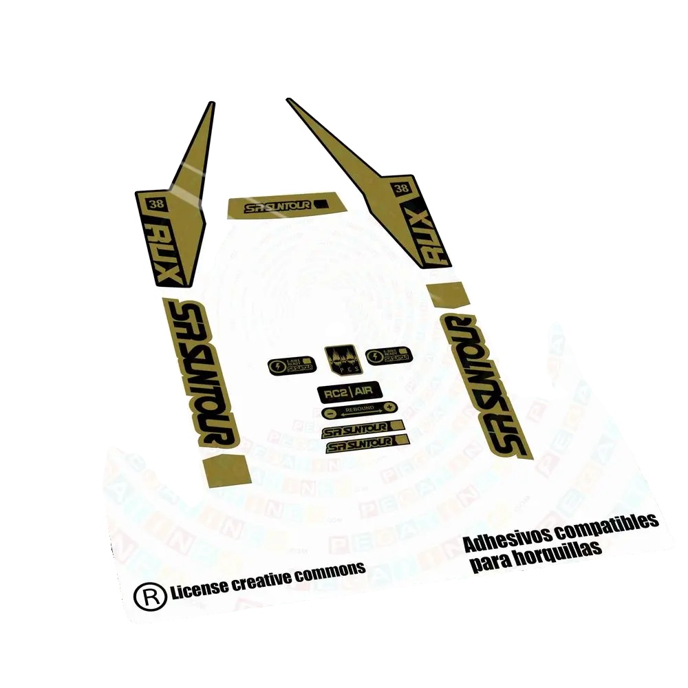 Aufkleber, Anpassbare Designs, Langlebiges Vinyl, Gold