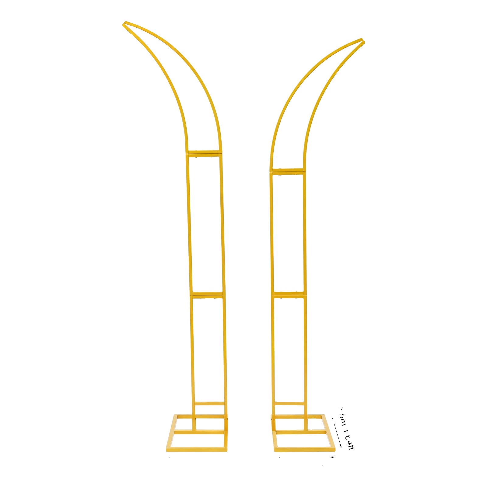 Hintergrundständer, Bogen-design, Langlebige Konstruktion, Gold, M-a