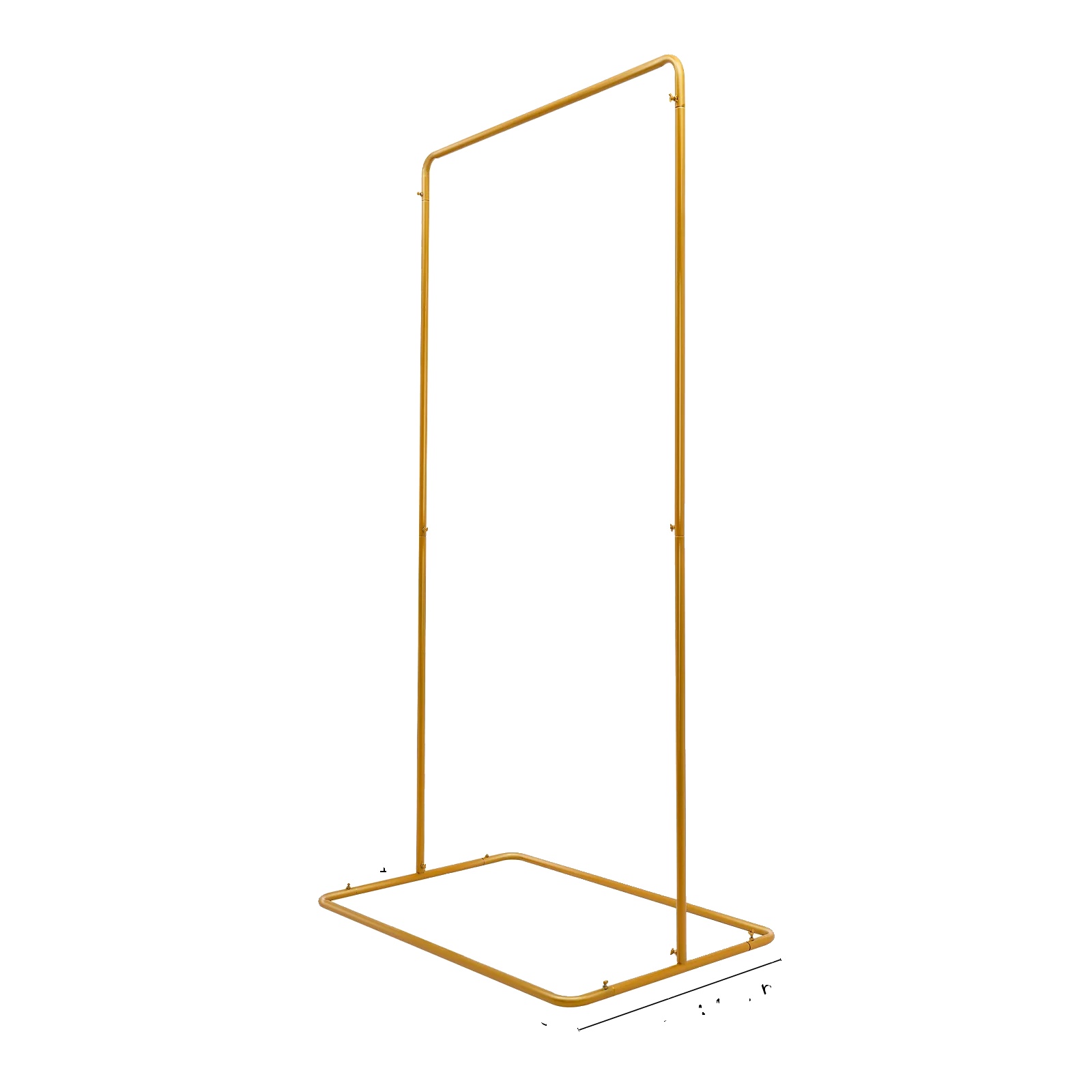 Hochzeitsbogenständer, Robuste Eisenkonstruktion, Anpassbares Design, Gold, L