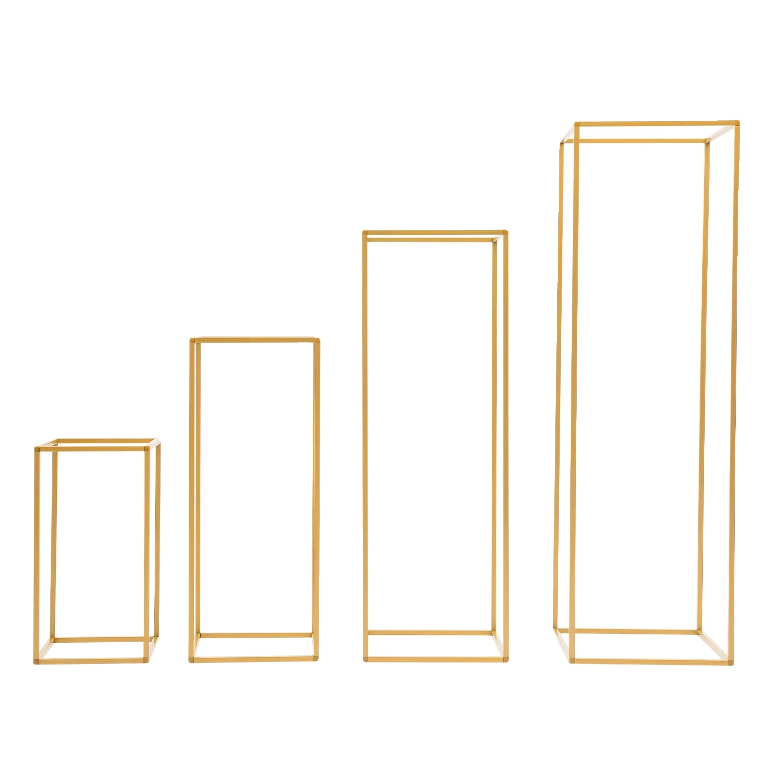 Blumenstand-set, Elegantes Gold-design, Vielseitig Für Veranstaltungen, Gold