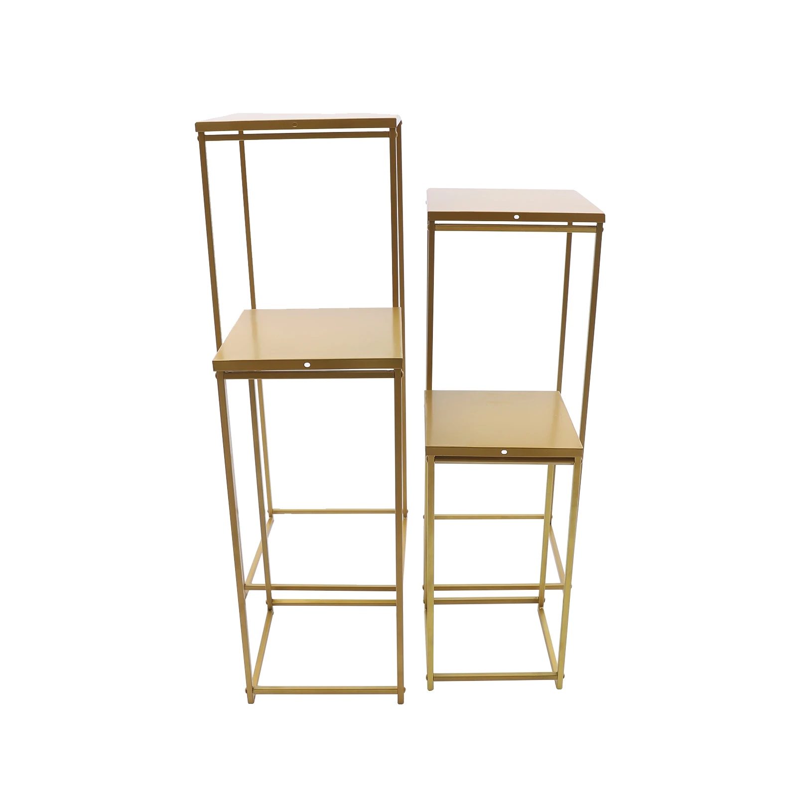 Blumenstand, Modernes Design, Langlebige Eisenkonstruktion, Gold