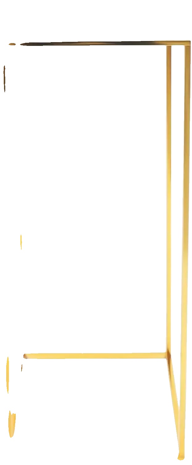 Blumenstand, Modernes Design, Leicht Zusammenzubauen, Gold