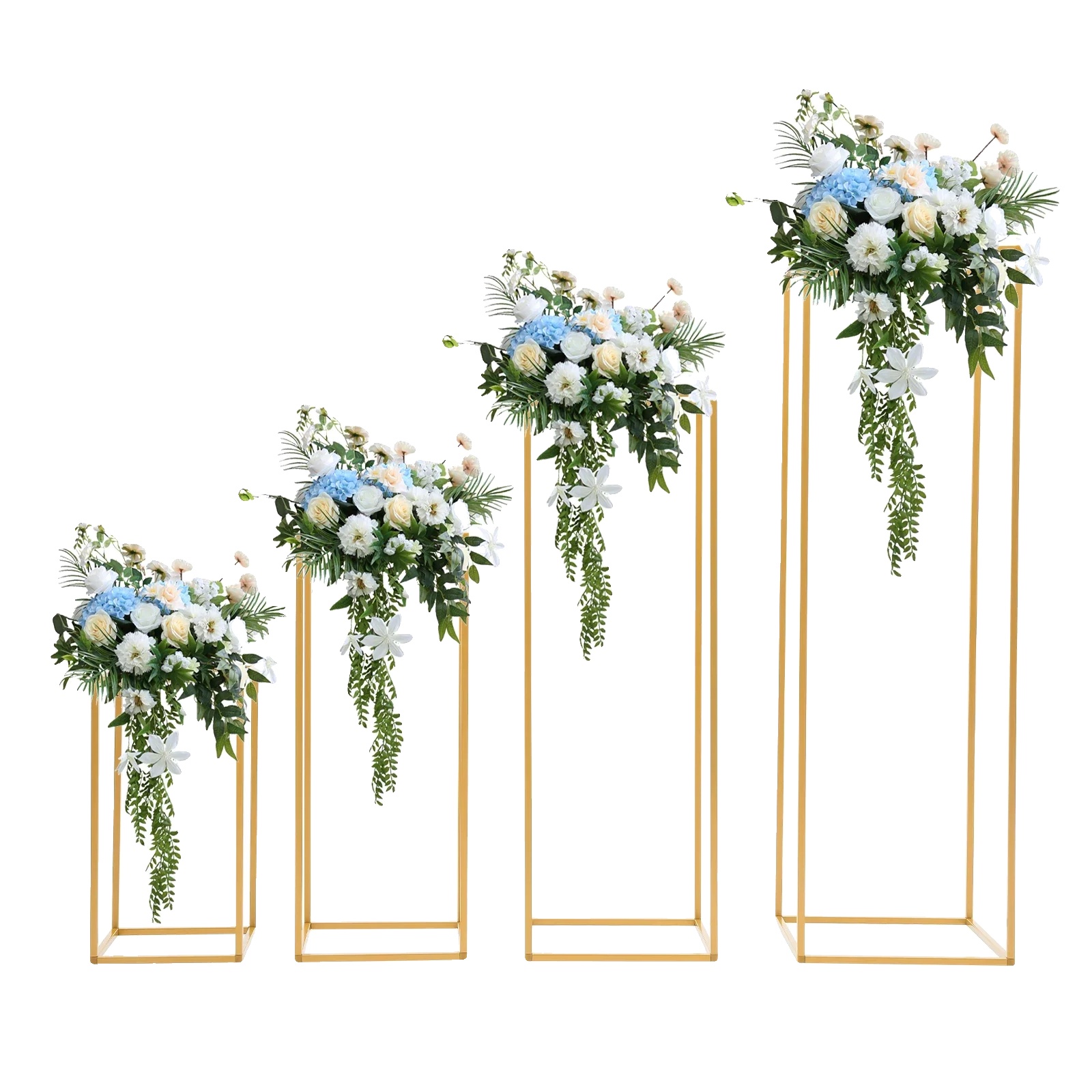Blumenstand-set, Elegantes Design, Anpassbare Dekoration, Gold