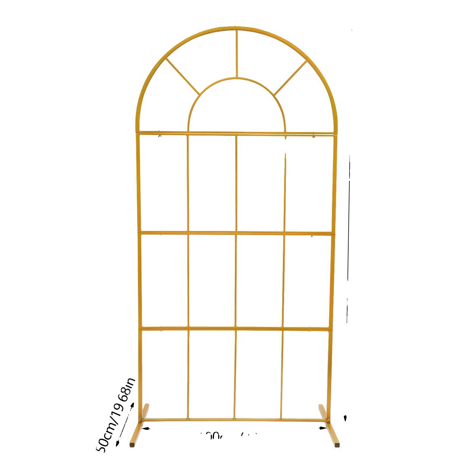 Hochzeitsbogenständer, Elegantes Design, Vielseitige Verwendung, Gold, L