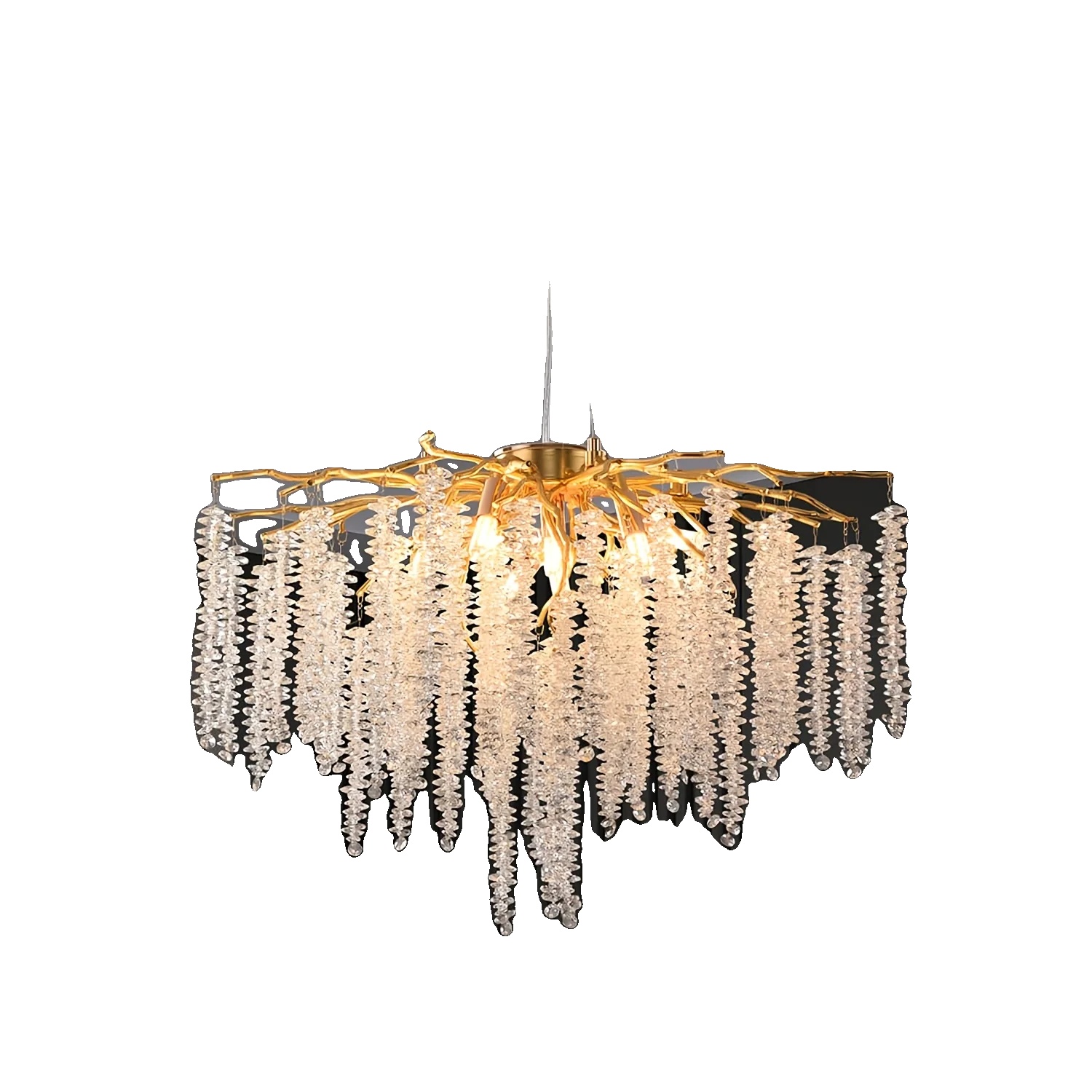 Kronleuchter, Moderner Luxusstil, Dimmfunktion, 100-300w, 7, Wechselbar