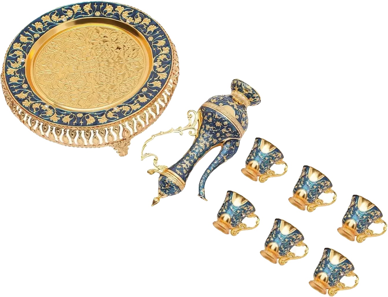 Teetassen-set, Vintage-design, Ideal Zum Verschenken, Gold