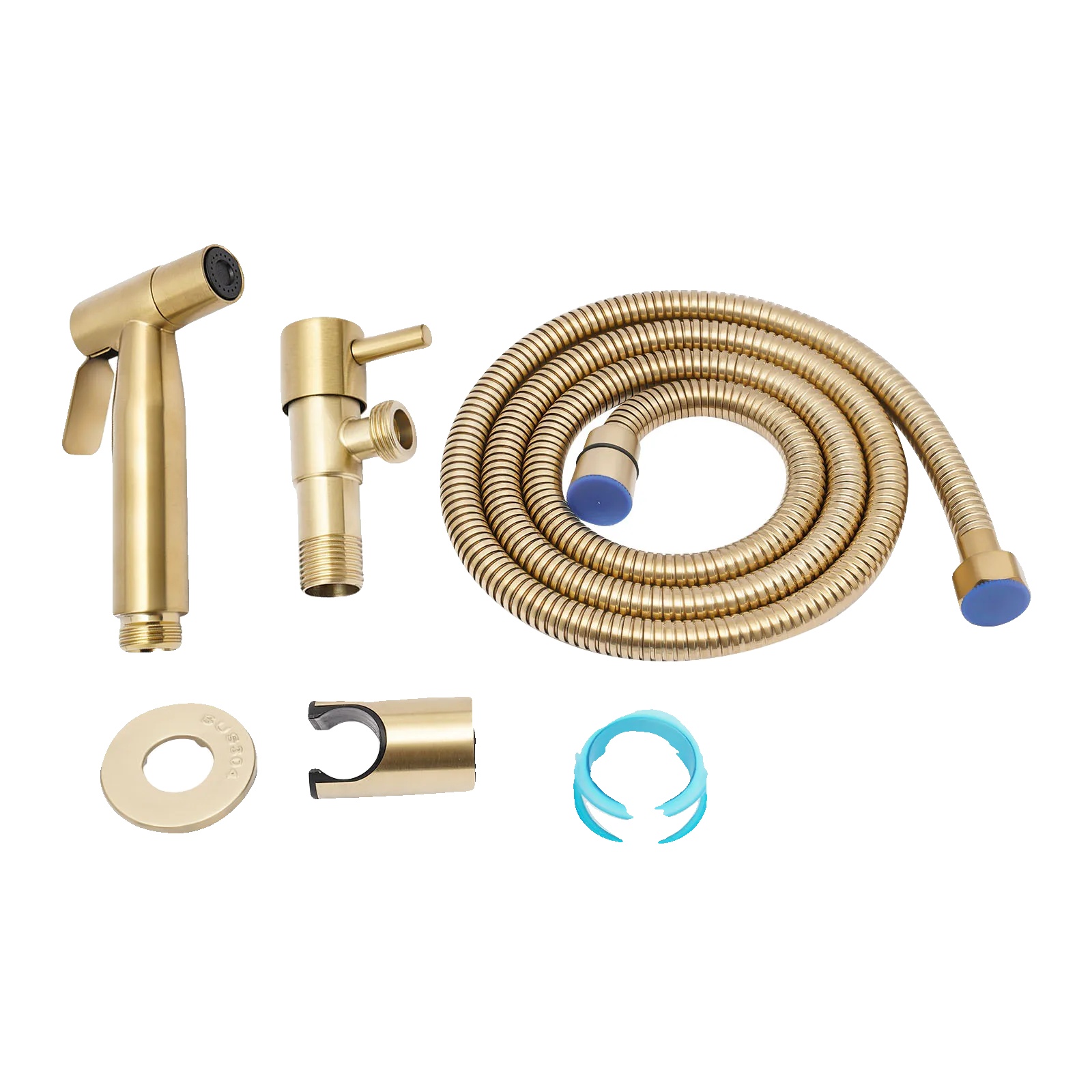Toiletten-bidet-armatur, Langlebiger Edelstahl, Einfache Installation, Gold