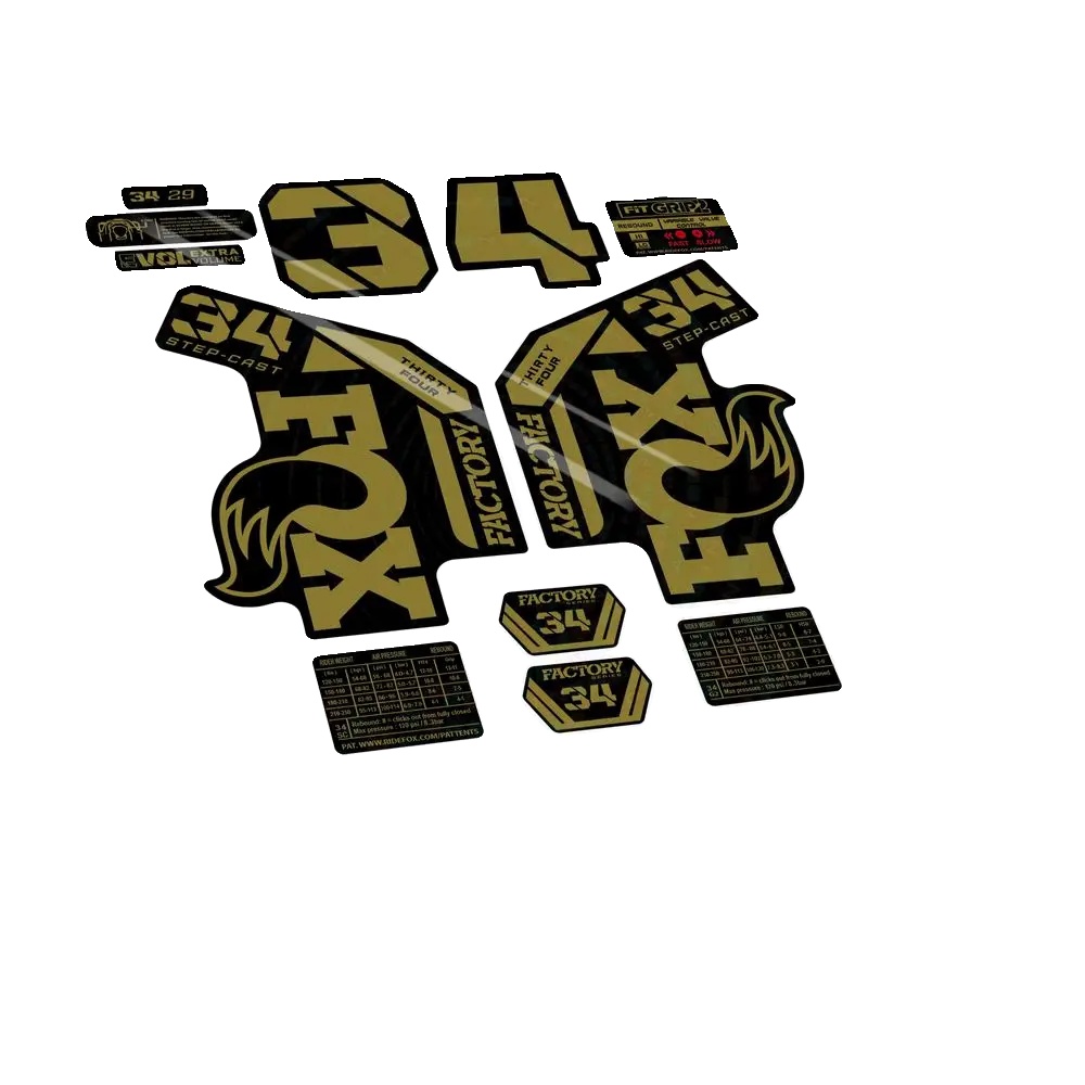 Aufkleber, Vinylmaterial, Anpassbare Designs, Gold