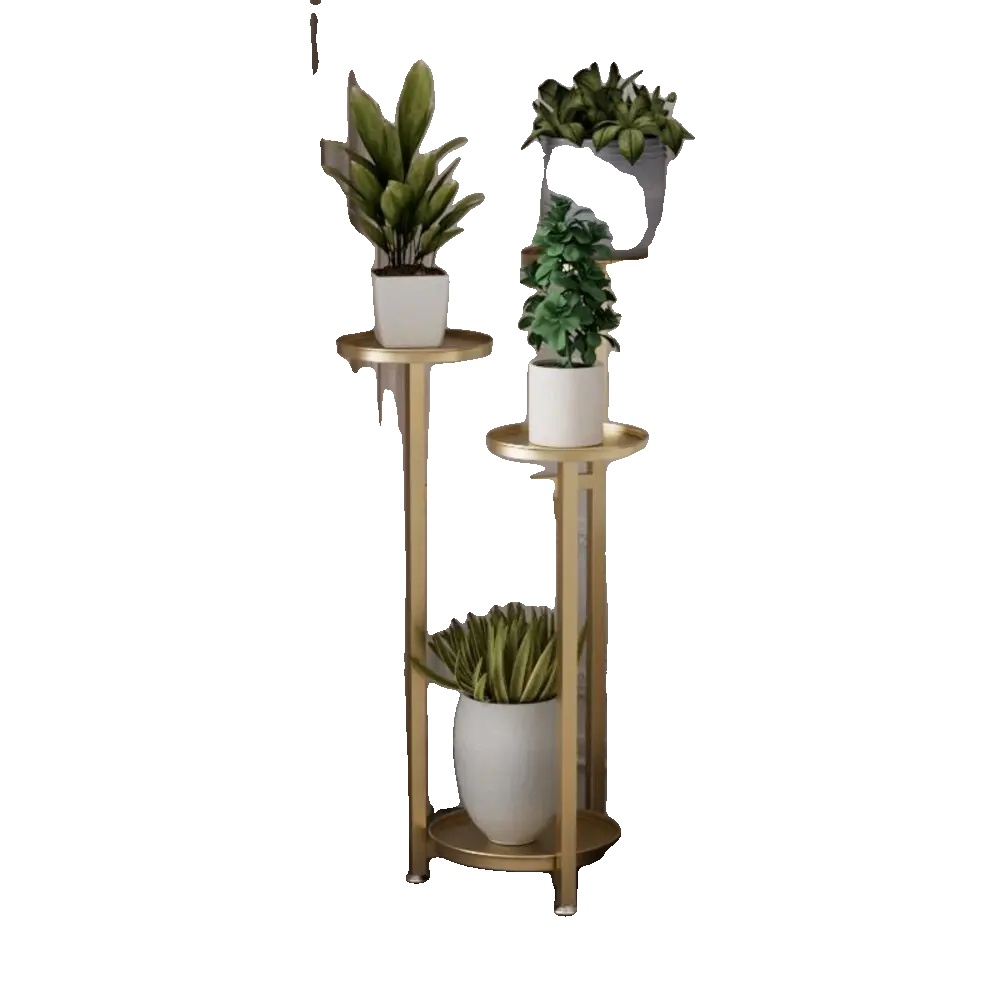 Pflanzenständer, Faltbares Mehrstufiges Design, Vielseitig Einsetzbar Für Drinnen Und Draußen, 80cm Gd