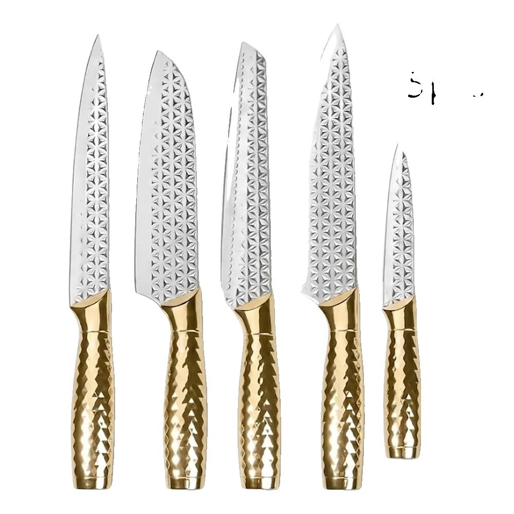 Kochmesser Set, Edelstahl, Professionelle Qualität, 5pcs