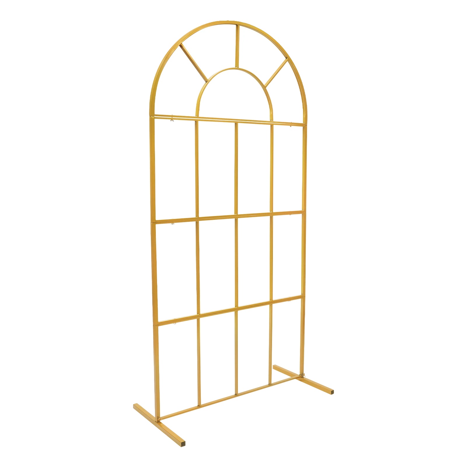 Blumenstand, Bogen-design, Robuste Eisenkonstruktion, Gold