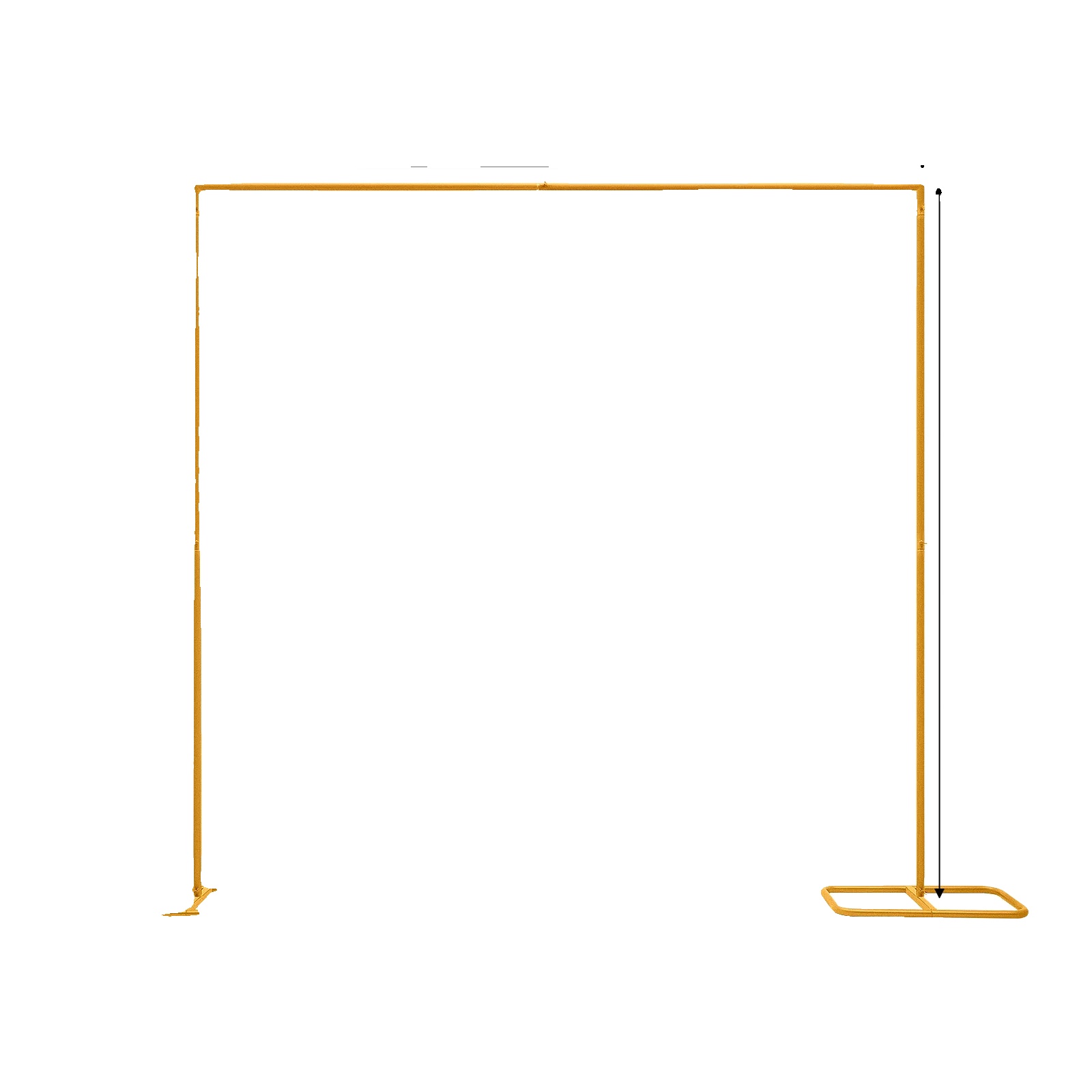 Hintergrundständer, Abnehmbares Design, Langlebige Metallkonstruktion, Gold