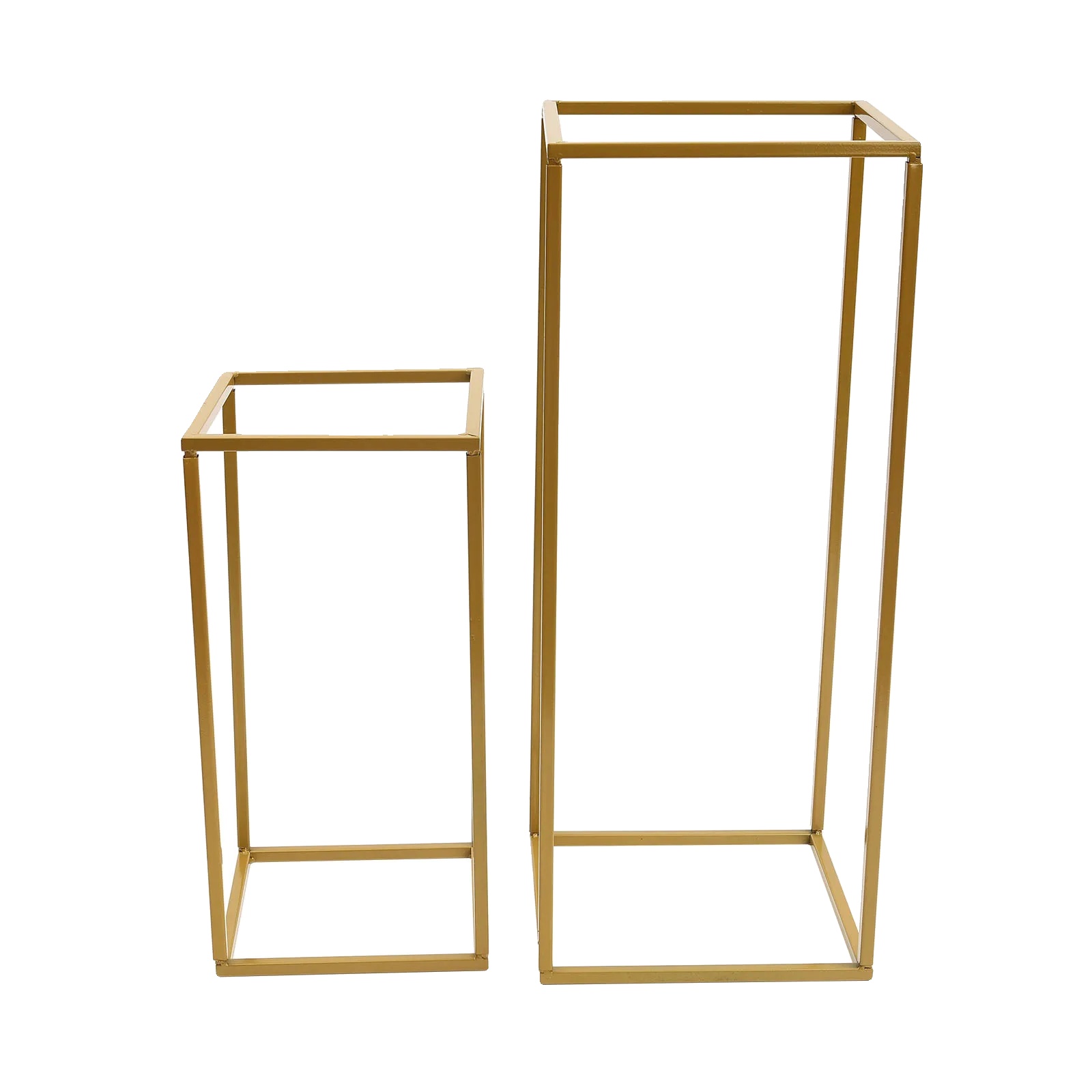Blumenstand, Metallkonstruktion, Set Von 4, L, Gold