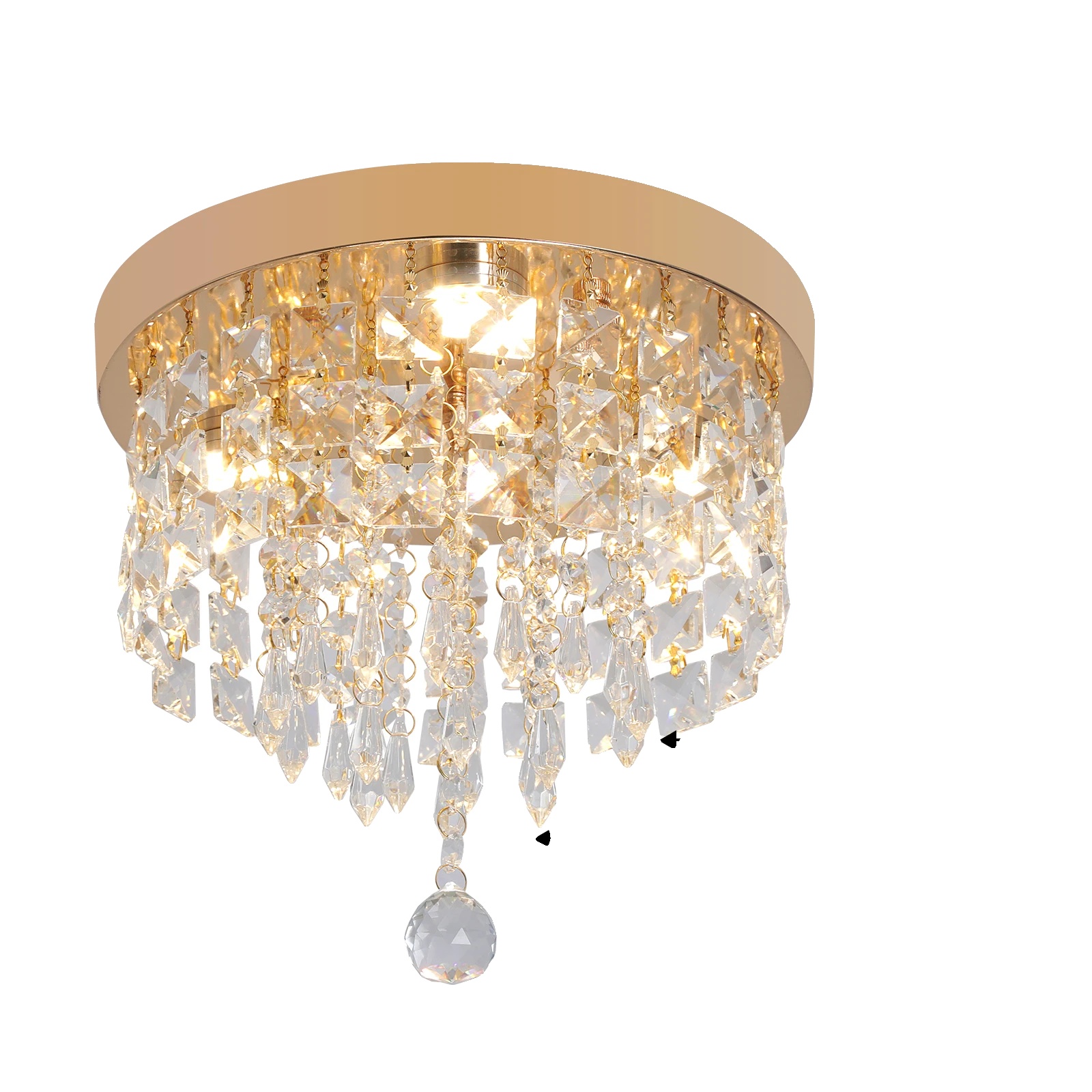 Deckenleuchte, Modernes Design, Kristallmaterial, Hq-c250j-ss, Änderbar